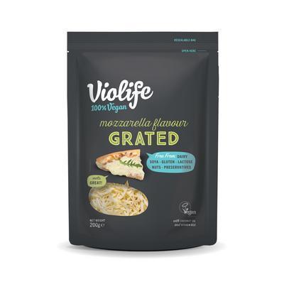 SYR RASTLINNÝ GRATED MOZZARELLA 200g VIOLIFE VEGAN BEZLEP
