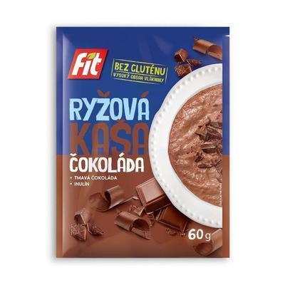 KAŠA FIT RYŽOVÁ S ČOKOLÁDA 60g BEZLEP