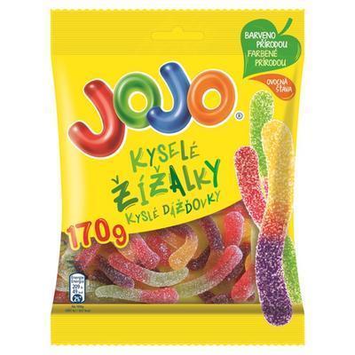 CUKRÍKY JOJO KYSLÉ DÁŽĎOVKY 170g BEZLEP