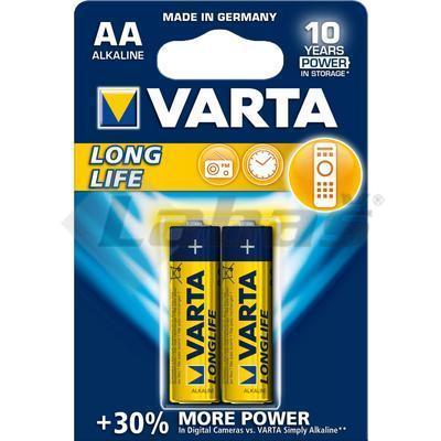 BATÉRIA VARTA LONGLIFE MIGNON LR6 1,5V AA 2ks BLISTER -4008496594672