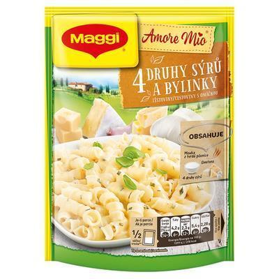 HOTOVÉ JEDLO INS. CESTOVINY 4 DRUHY SYROV & BYLINKY AMORE MIO 146g MAGGI