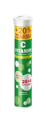 TABLETY ŠUMIVÉ VITAMÍN C 20ks 72g BEZ CUKRU VITAR