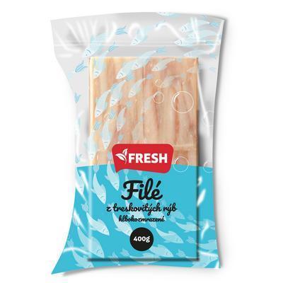 MRAZENÉ FILÉ 400g Z TRESKOVITÝCH RÝB FRESH