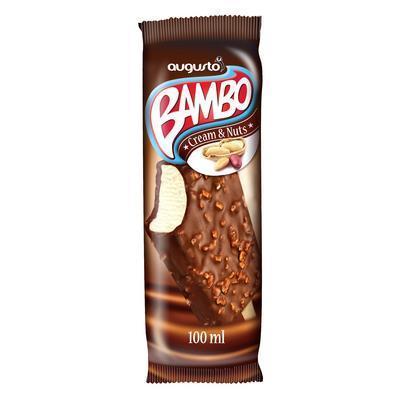MRAZENÝ NANUK BAMBO CREAM&NUTS 100ml AUGUSTO