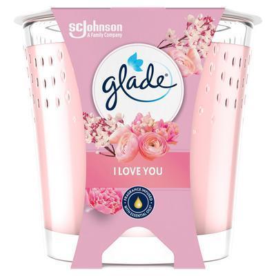 SVIEČKA VONNÁ GLADE CANDLE I LOVE YOU 112g