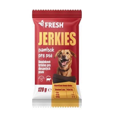 POCHÚŤKA PES HOVÄDZÍ JERKIES 120g FRESH