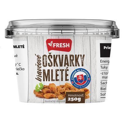 OŠKVARKY BRAVČOVÉ MLETÉ 250g FRESH
