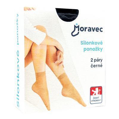 PONOŽKY DÁMSKE ČIERNE 2 PÁRY UNI