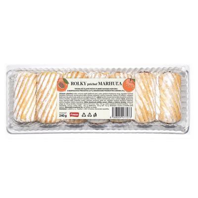 PEČIVO ČAJOVÉ ROLKY PRÍCHUŤ MARHUĽA 240g FRESH