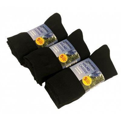 PONOŽKY BAVLNENÉ VOĽNOČASOVÉ 5PACK MIX VEĽKOSTI MORAVEC