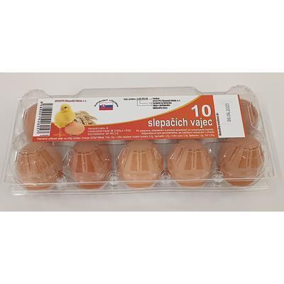 VAJCIA SLEPAČIE 10ks „M“/OBOHATENÝ KLIETKOVÝ CHOV/ SPOHYPO