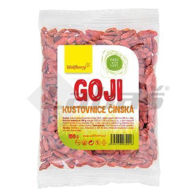 SUŠENÉ OVOCIE GOJI – KUSTOVNICA ČÍNSKA 100g WOLFBERRY