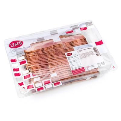 SLANINA ANGLICKÁ PLÁTKOVANÁ cca 1000g /VÁHA/ 94% PODIEL MÄSA LE & CO