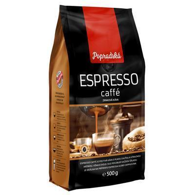 KÁVA ZRNKOVÁ ESPRESSO CAFFE 500g POPRAD