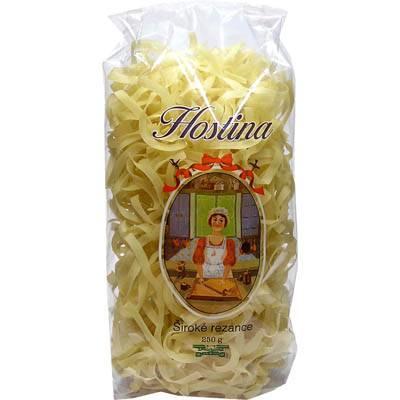 CESTOVINY REZANCE VAJEČNÉ ŠIROKÉ 250g HOSTINA 2-VAJEČNÉ