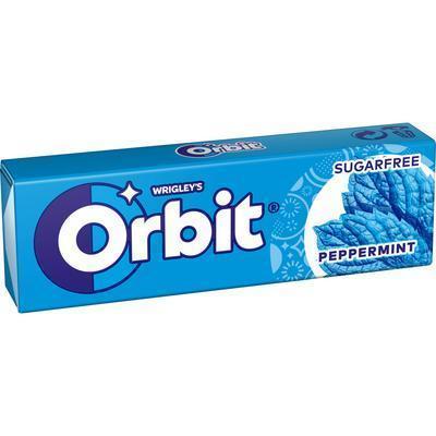 ŽUVAČKY ORBIT PEPPERMINT 14g DRAŽÉ MODRÉ