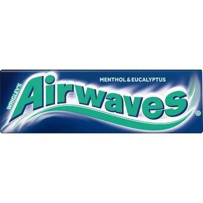 ŽUVAČKY AIRWAVES MENTOL&EUKALYPTUS 14g DRAŽÉ MODRÉ