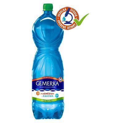 VODA MINERÁLNA GEMERKA MAGNÉZIUM A VÁPNIK JEMNE PERLIVÁ 2l PET VRATNÝ OBAL