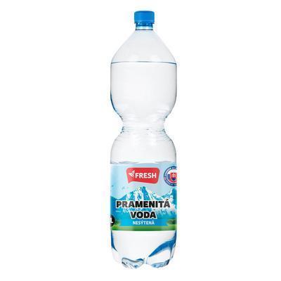 VODA PRAMENITÁ NESÝTENÁ 1.5l PET FRESH VRATNÝ OBAL