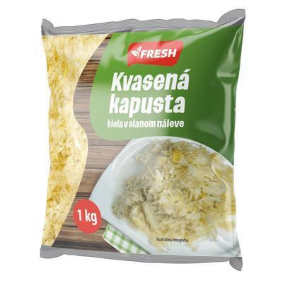 KAPUSTA KVASENÁ BIELA 1kg / PP 700g FRESH