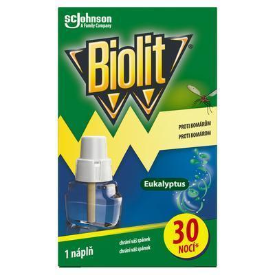 BIOLIT PROTI KOMÁROM EUKALYPTUS ELEKTRICKÝ ODPAROVAČ NÁPLŇ-TEKUTÁ 30 NOCI 21ml