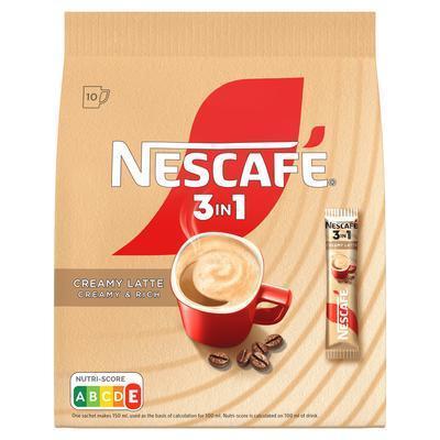 KÁVA 3v1 NESCAFÉ CREAMY LATTE 150g (10x15g) NESTLÉ SÁČOK