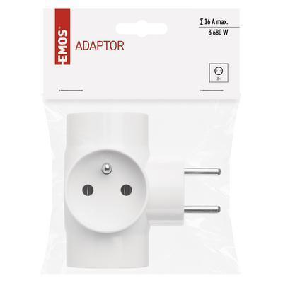 ZÁSUVKA ROZBOČKA BIELA GUĽATÁ 16A