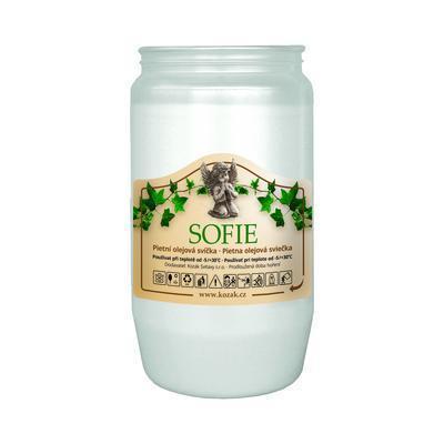 NÁPLŇ SVIEČKOVÁ DO KAHANCA SOFIE OLEJOVÁ BIELA 120g 9,5cm 45h