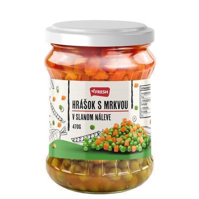 HRÁŠOK S MRKVOU 470g / PP 285g FRESH