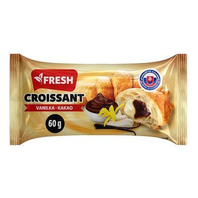 CROISSANT S VANILKOVO-KAKAOVOU NÁPLŇOU 60g FRESH