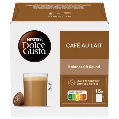 KÁVA MLETÁ KAPS DOLCE GUSTO CAFE AU LAIT 16CAP. 160g NESCAFÉ