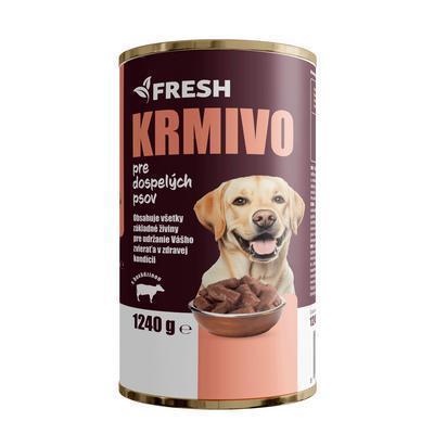 KONZERVA PES HOVÄDZIA 1240g FRESH
