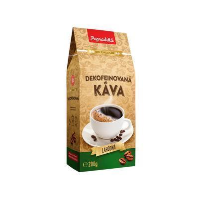 KÁVA MLETÁ DEKOFEÍNOVANÁ 200g POPRAD