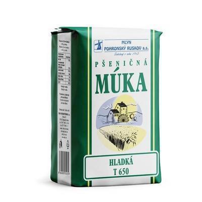 MÚKA HLADKÁ PŠENIČNÁ T650 1kg MLYN POHRONSKÝ RUSKOV