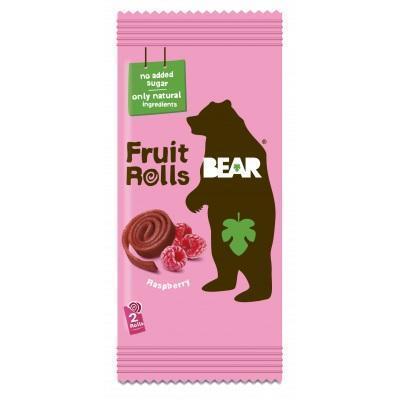 ROLKY OVOCNÉ MALINOVÉ 20g BEAR