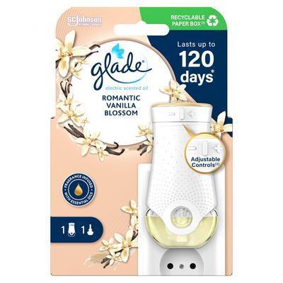 OSVIEŽOVAČ VZDUCHU GLADE ELECTRIC ROMANTIC VANILLA BLOSSOM 20ml + STROJČEK