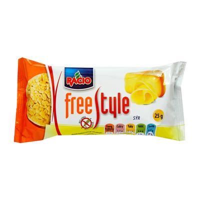 CHLEBÍK RYŽOVÝ FREE STYLE SYR 25g RACIO BEZLEP