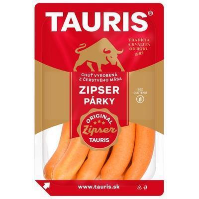 PÁRKY ZIPSER cca 550g OA /VÁHA/ 71% PODIEL MÄSA TAURIS