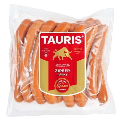 PÁRKY ZIPSER cca 1400g OA /VÁHA/ 71% PODIEL MÄSA TAURIS BEZLEP
