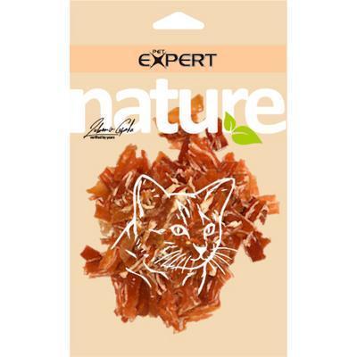POCHÚŤKA MAČKA VLOČKY KAČACIE S CHRUPAVKOU 5cm 30g PET EXPERT NATURE