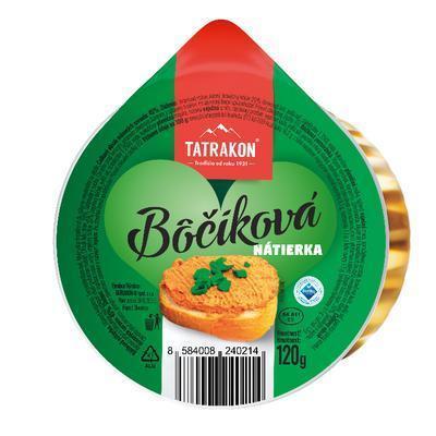 PAŠTÉTA NÁTIERKA BÔČIKOVÁ 120g TATRAKON