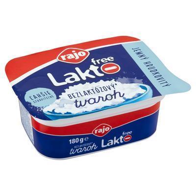 TVAROH JEMNÝ 180g BEZ LAKTÓZY RAJO