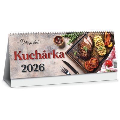 KALENDÁR STOLOVÝ KUCHÁRKA 2026