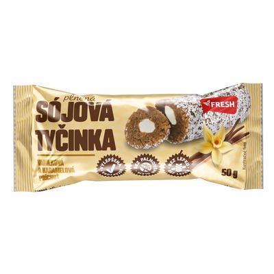 TYČINKA SÓJOVÁ S VANILKOVOU NÁPLŇOU 50g FRESH