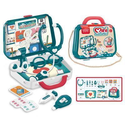 HRAČKA SADA LEKÁRSKYCH POMÔCOK V KUFRÍKU