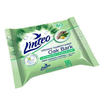 PAPIER TOALETNÝ VLHČENÝ LINTEO SATIN 60ks DUBOVÁ KÔRA