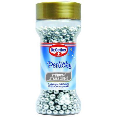 ZDOBENIE PERLIČKY STRIEBORNÉ 42g OETKER