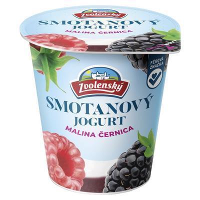 JOGURT SMOTANOVÝ MALINA-ČERNICA 145g ZVOLENSKÝ