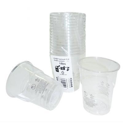 POHÁR RPET 15ks 200ml