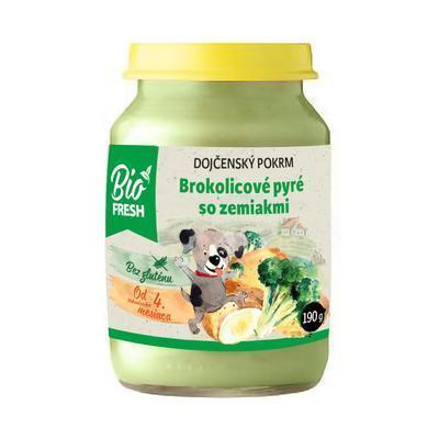 DETSKÉ JEDLO BIO BROKOLICOVÉ PYRÉ SO ZEMIAKMI 190g FRESH